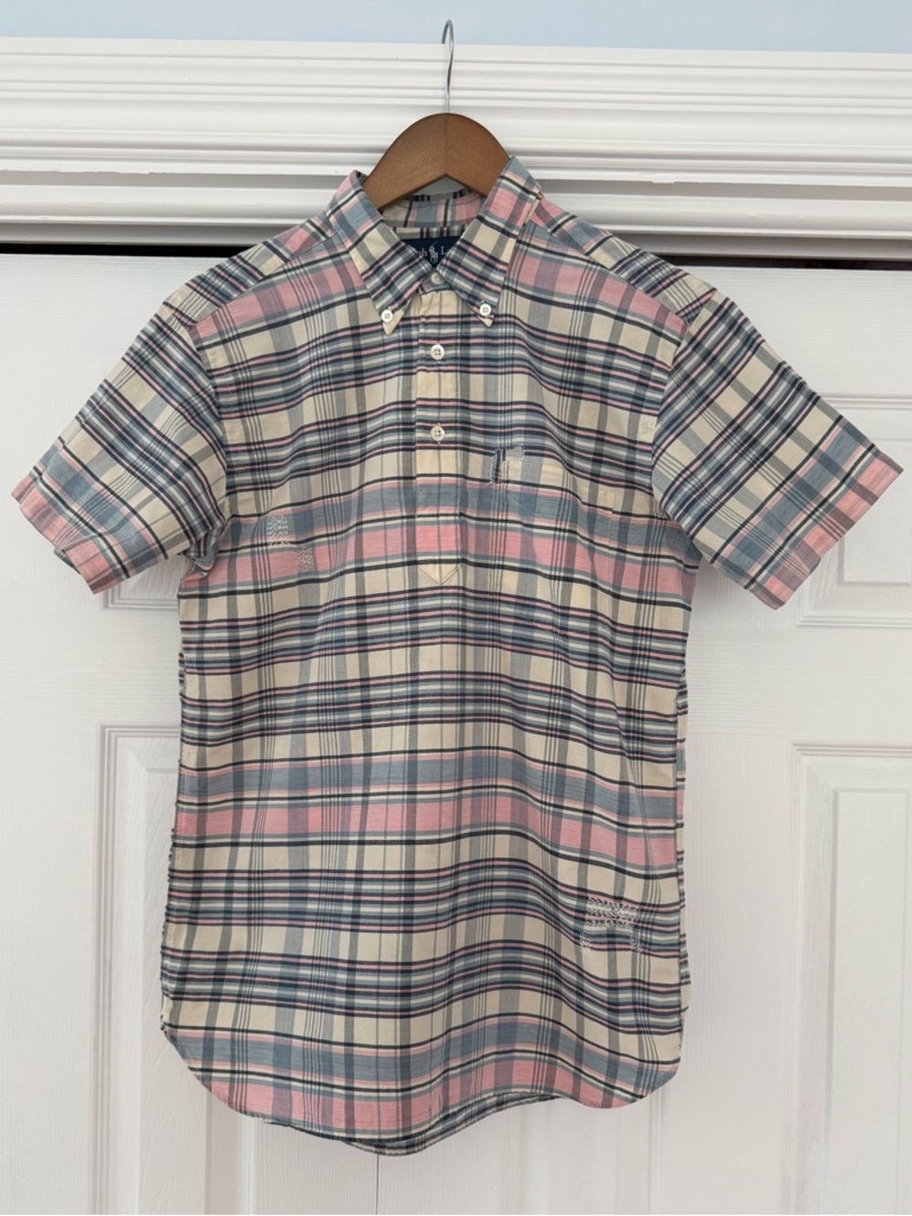 Polo by Ralph Lauren Short-Sleeve Plaid 3-Button Button-Down